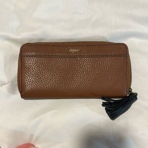 Fossil Brown Leather Wallet